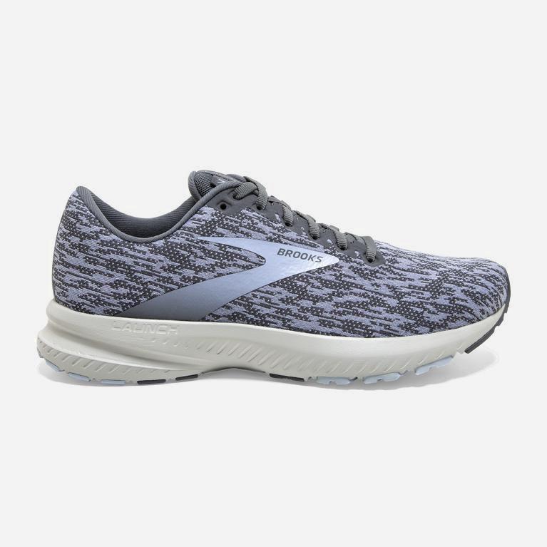 Brooks Launch 7 Womens Road Running Shoes - Turbulence/Grey/Blue - Philippines (896732EPQ)